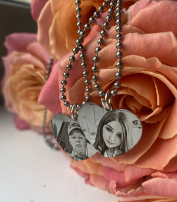 Кулон серце на день закоханих. Виготовлення 1-2 дні.