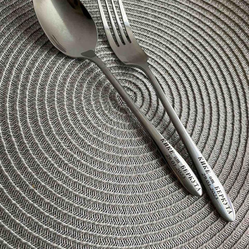 Столові прилади для військового ЗСУ з гравіюванням на замовлення. Якість!! 