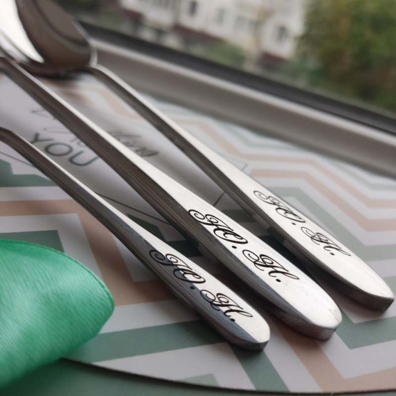 Столові прилади для військового ЗСУ з гравіюванням на замовлення. Якість!! 