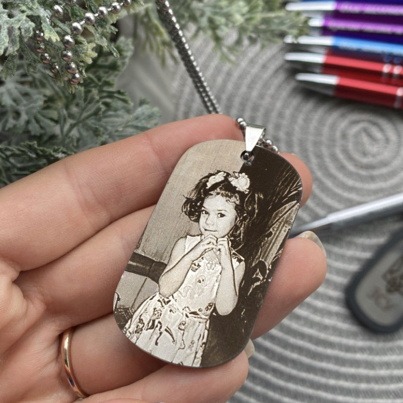 Армійський жетон з фото для коханого