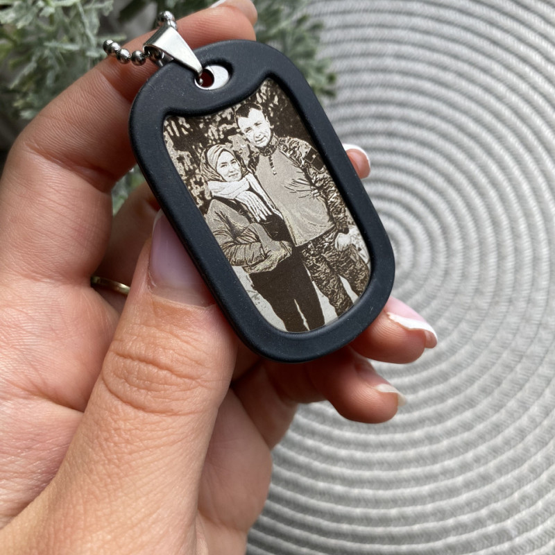 Армійський жетон з фото для коханого