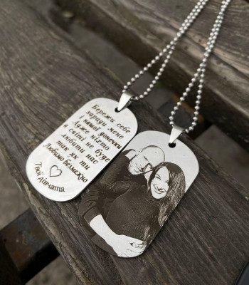 Кулон з фото під замовлення. Подарунок для коханого, який запам'ятає