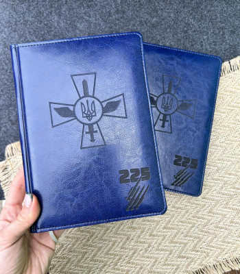 АКЦІЯ!!! СИНІЙ ГЛЯНЦЕВИЙ  БЛОКНОТ НА ПОДАРУНОК КОХАНОМУ. ГРАВІЮВАННЯ ПІД ЗАМОВЛЕННЯ