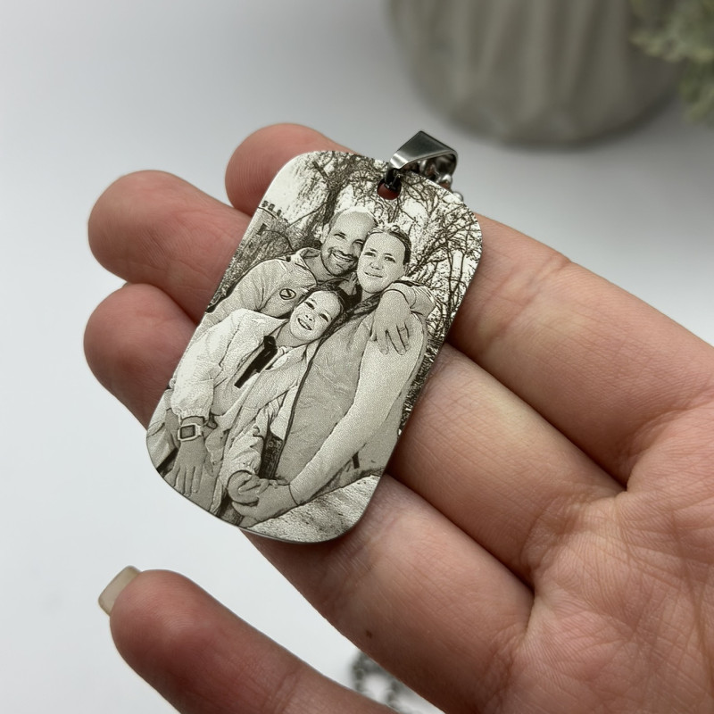 БРЕЛОК З ФОТО ГРАВІЮВАННЯМ. ГАРНА ЯКІСТЬ, ГАРАНТУЄМО!