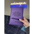 Фіолетовий щоденник з екошкіри на випускний для вчителя під замовлення