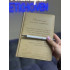 Бежевий блокнот і ручка для класного керівника. Іменний набір Подарунковий набір для вчителя.