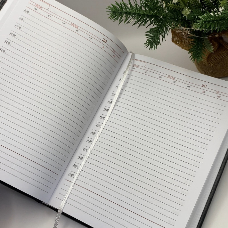 Блокнот із екошкіри з гравіюванням під замовлення з іменною ручкою в дерев'яній коробці. Подарунок на День прокуратури