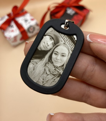 Армійський жетон з фото для коханого