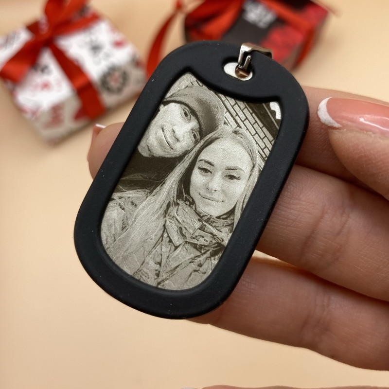Армійський жетон з фото для коханого