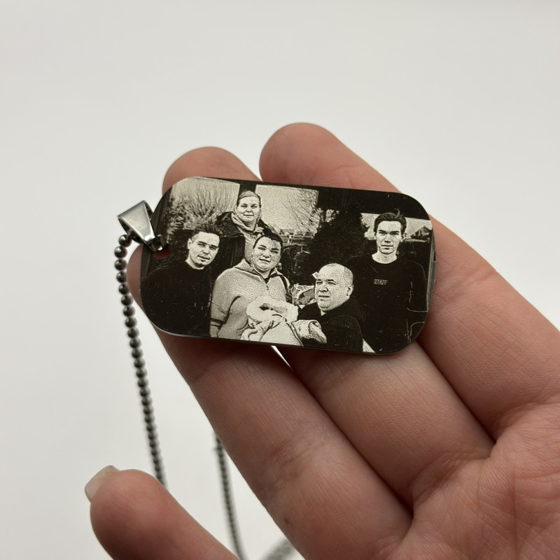 Армійський жетон з фото для коханого