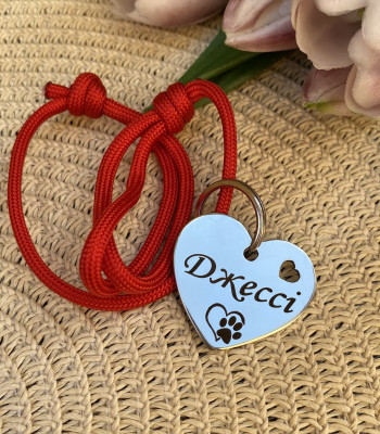 Адресники у формі серця 35 мм